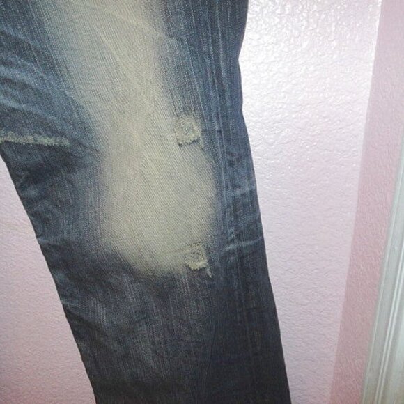 Vtg BIG STAR Men's JEANS Size 33x30 VOYAGER Relaxed Straight FLAP Denim Y2K 90s - Picture 3 of 12